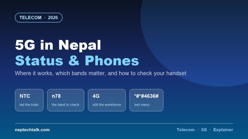 5G rollout status in Nepal 2026 and compatible phones