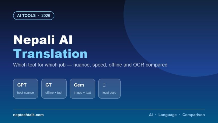 AI translation tools for Nepali compared for accuracy 2026