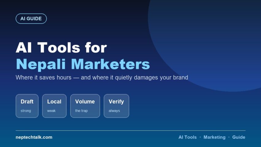 Best AI tools for Nepali digital marketers 2026