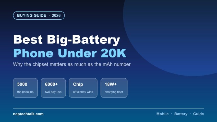 Best big-battery phones under NPR 20,000 in Nepal