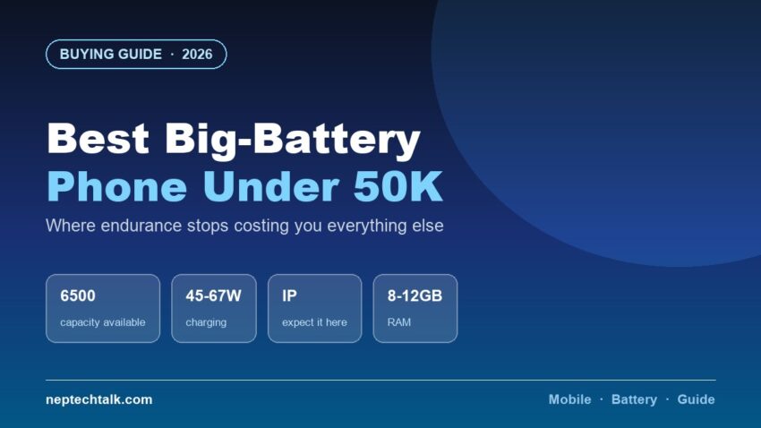 Best big-battery phones under NPR 50,000 in Nepal