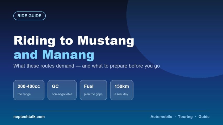 Best bikes for long rides to Mustang and Manang