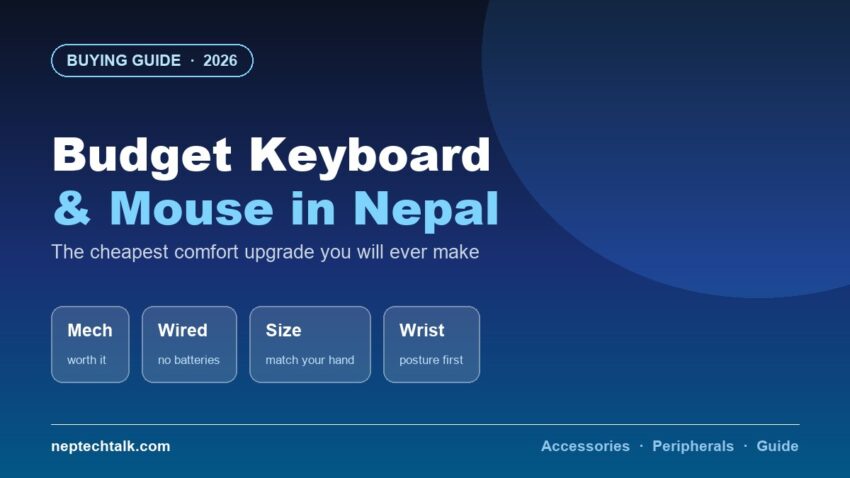 Best budget keyboard and mouse options in Nepal