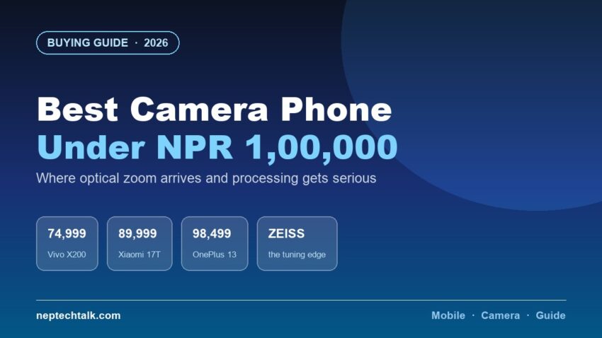 Best camera phones under NPR 1,00,000 in Nepal 2026