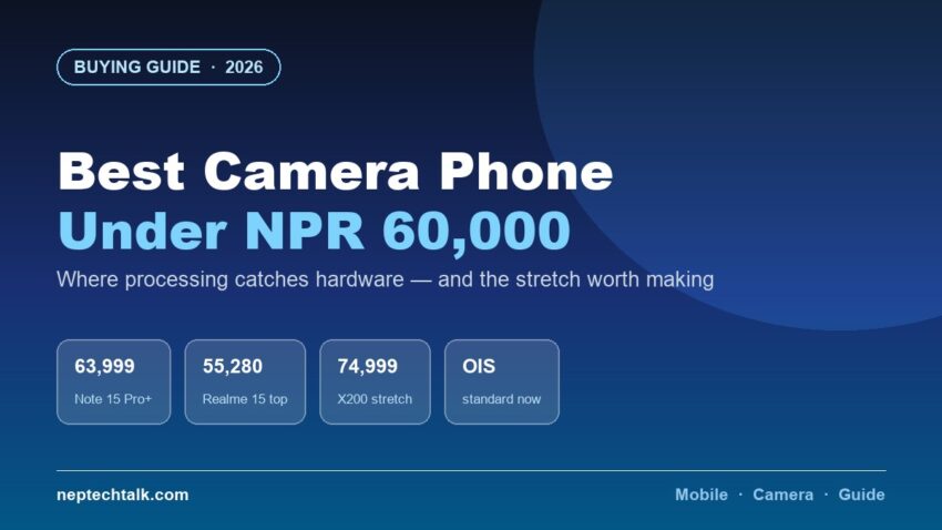 Best camera phones under NPR 60,000 in Nepal 2026