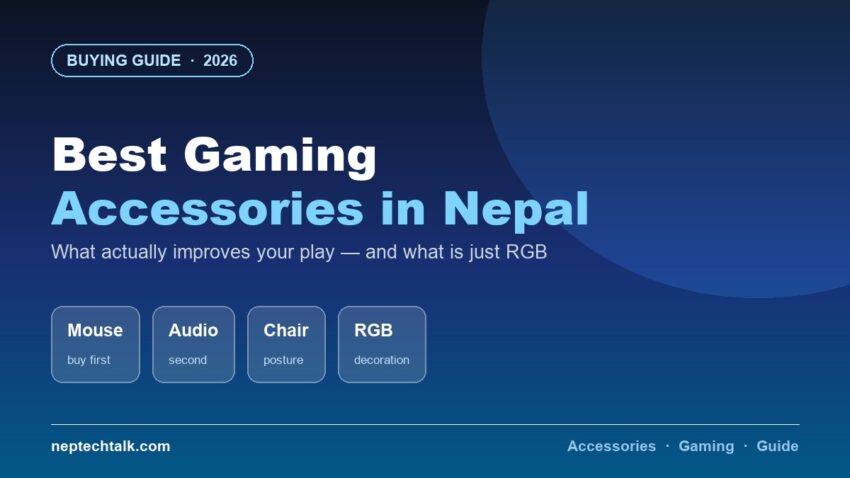Best gaming accessories in Nepal 2026 buying guide