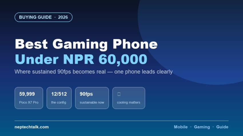 Best gaming phones under NPR 60,000 in Nepal 2026