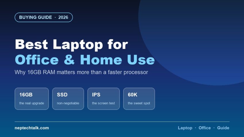 Best laptops for office and home use in Nepal 2026