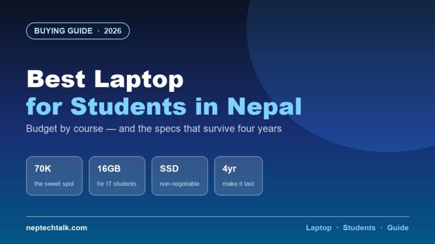 Best laptops for students in Nepal 2026
