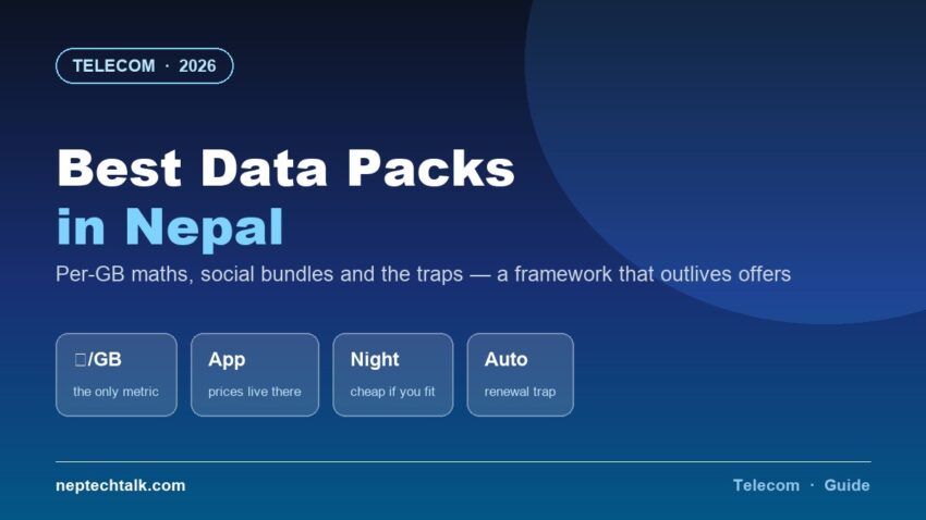 Best mobile data packs in Nepal compared for value in 2026