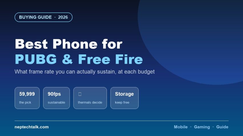 Best phones for PUBG and Free Fire in Nepal 2026