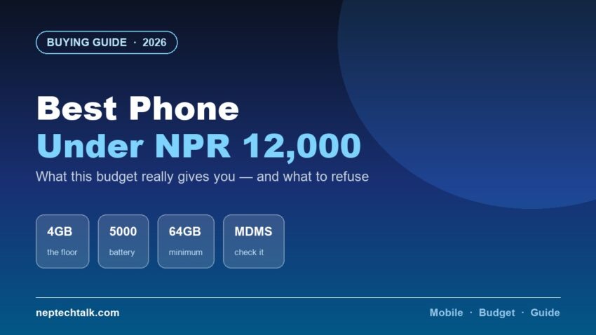 Best phones under NPR 12,000 in Nepal 2026