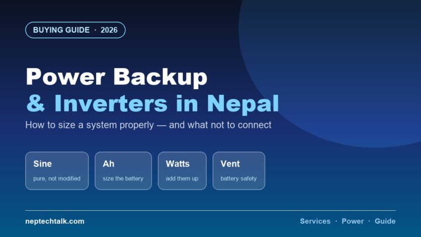 Best power backup and inverter options in Nepal