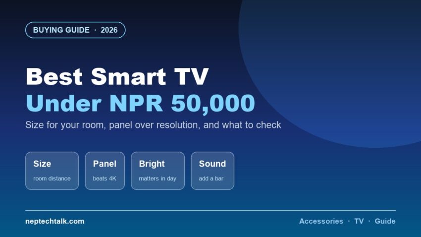 Best smart TVs under NPR 50,000 in Nepal 2026