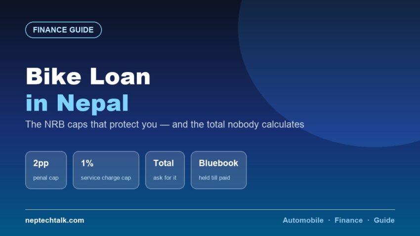 Bike loan in Nepal banks interest rates and process