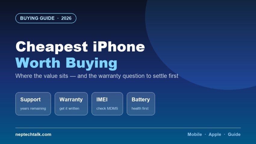 Cheapest iPhone worth buying in Nepal right now