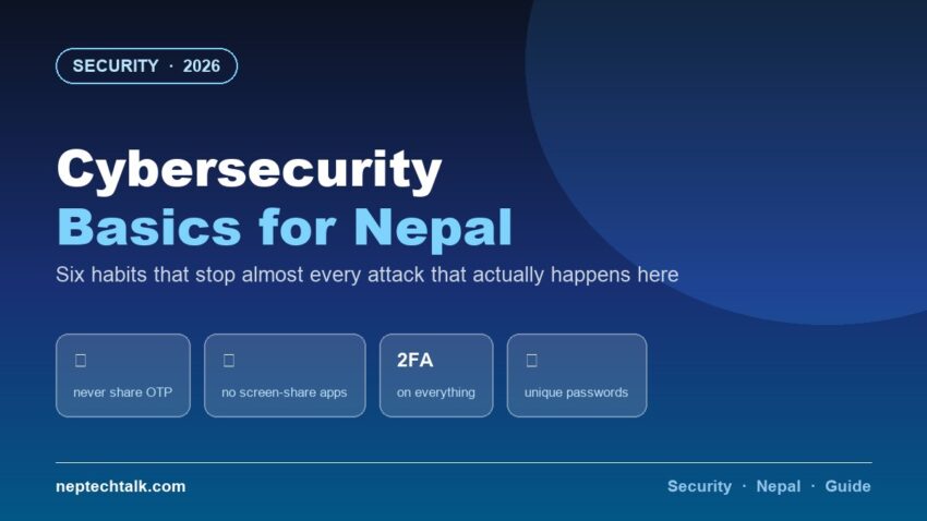 Cybersecurity basics for internet users in Nepal