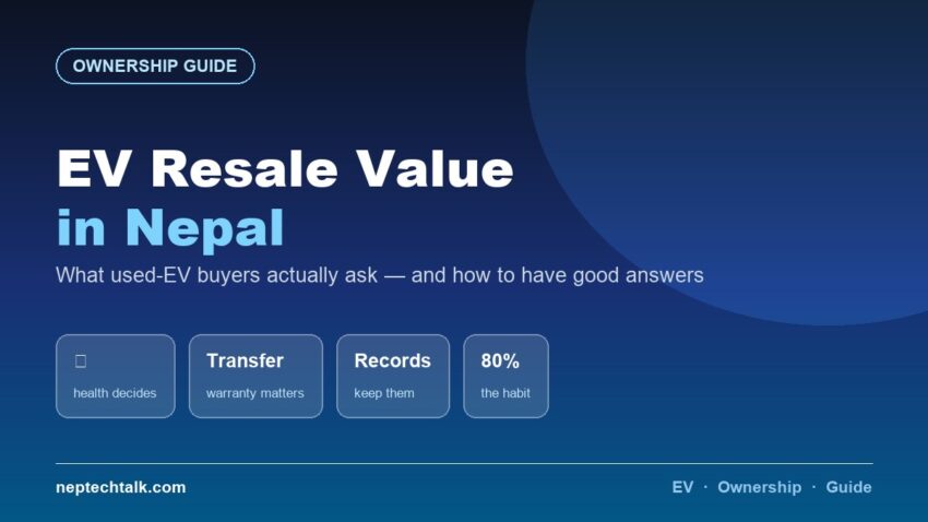 Electric car resale value in Nepal explained