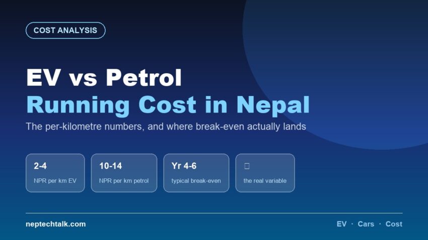 Electric car vs petrol running cost comparison Nepal
