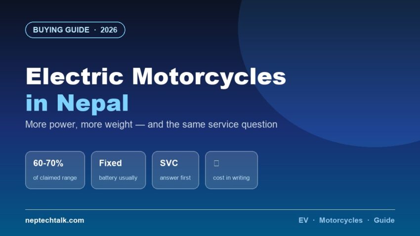 Electric motorcycles in Nepal price and buying guide