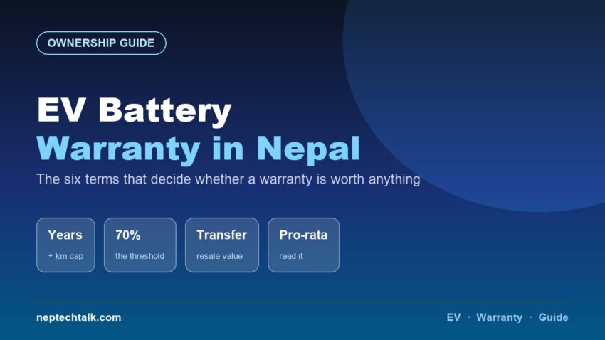 EV battery warranty comparison in Nepal