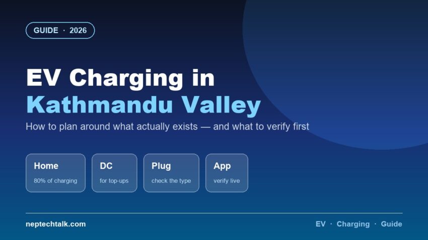 EV charging stations in Kathmandu Valley guide