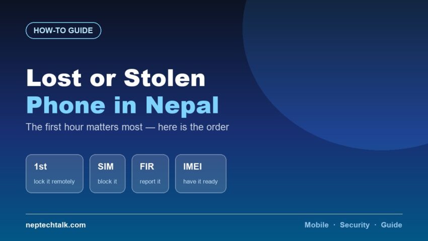 How to find a lost or stolen phone in Nepal