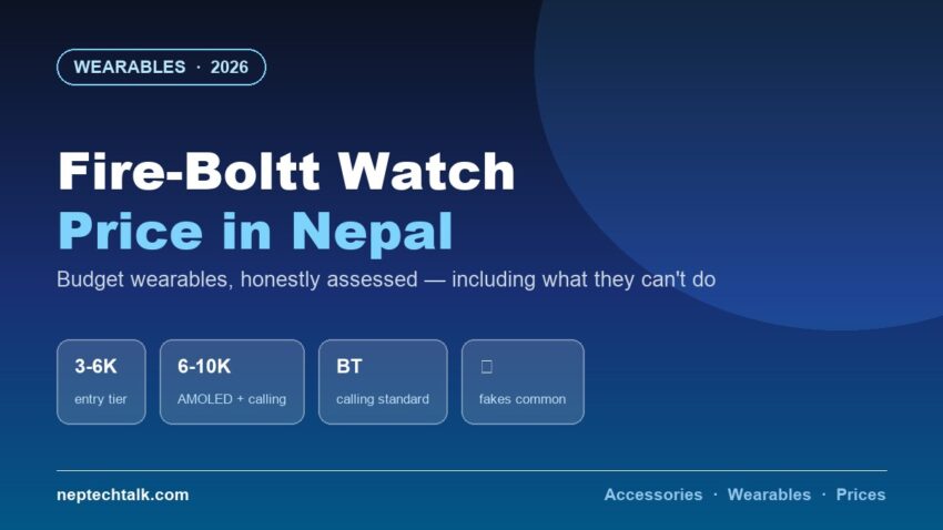 Fire-Boltt smartwatch price in Nepal 2026