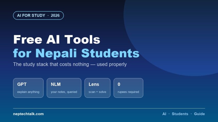 Free AI tools for Nepali students in 2026