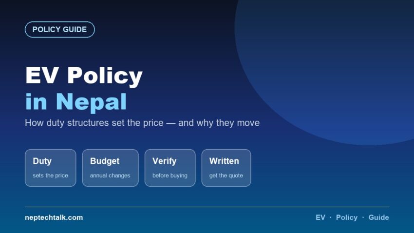 Government EV policy in Nepal explained