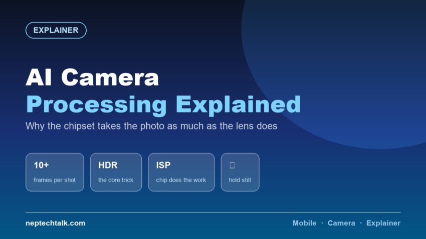 How AI camera processing works on smartphones explained