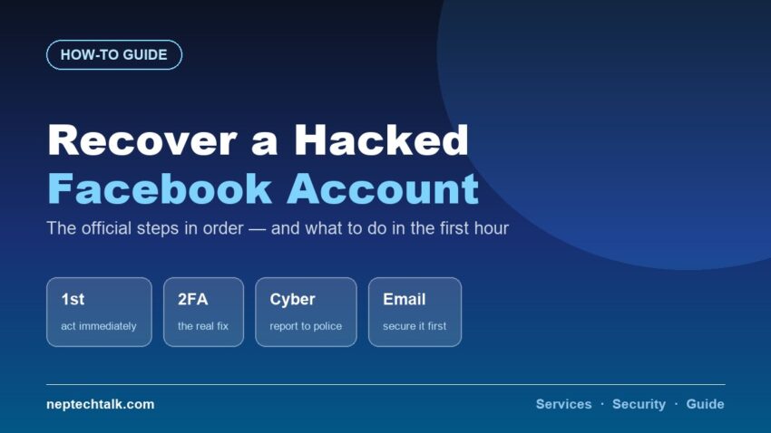 How to recover a hacked Facebook account in Nepal