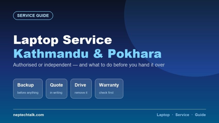Laptop service centres in Kathmandu and Pokhara guide