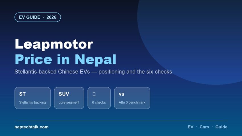 Leapmotor electric car price in Nepal 2026