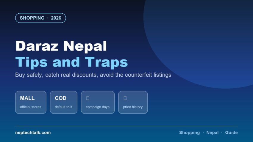 Online shopping tips and traps for Daraz Nepal 2026