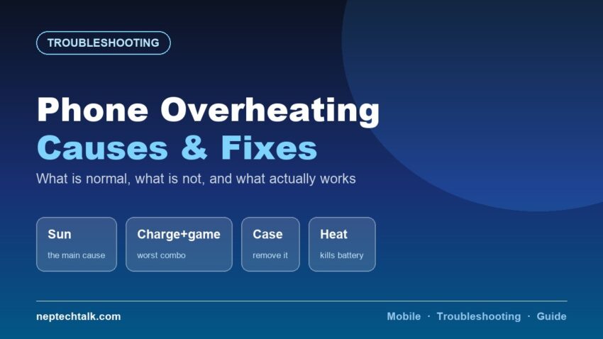 Phone overheating in Nepal causes and fixes