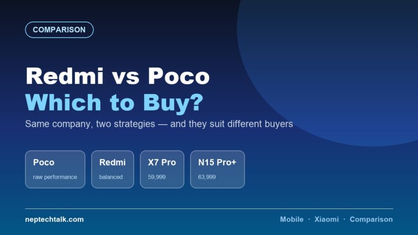 Redmi vs Poco comparison for Nepali buyers