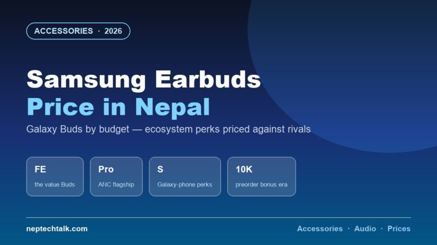 Samsung Galaxy Buds earbuds price in Nepal 2026