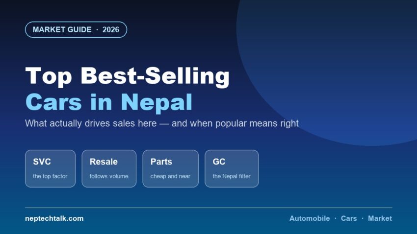 Top 10 best-selling cars in Nepal 2026