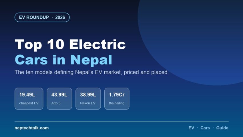 Top 10 electric cars in Nepal 2026 with prices